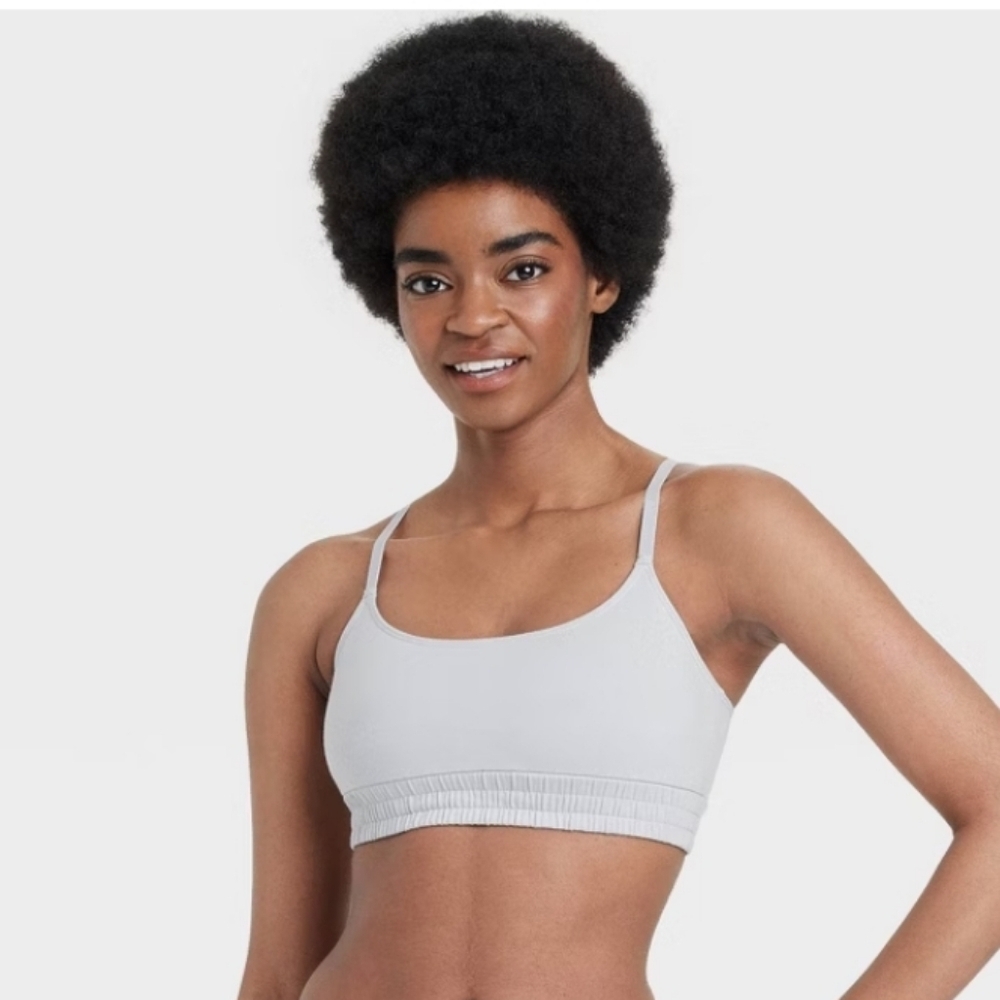 Women's Sleep Bralette  - Colsie Gray S